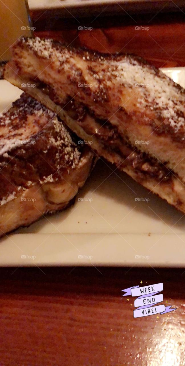 Nutella french toast