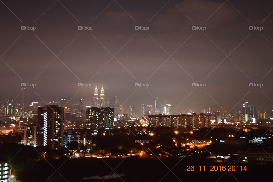 Kuala Lumpur night view