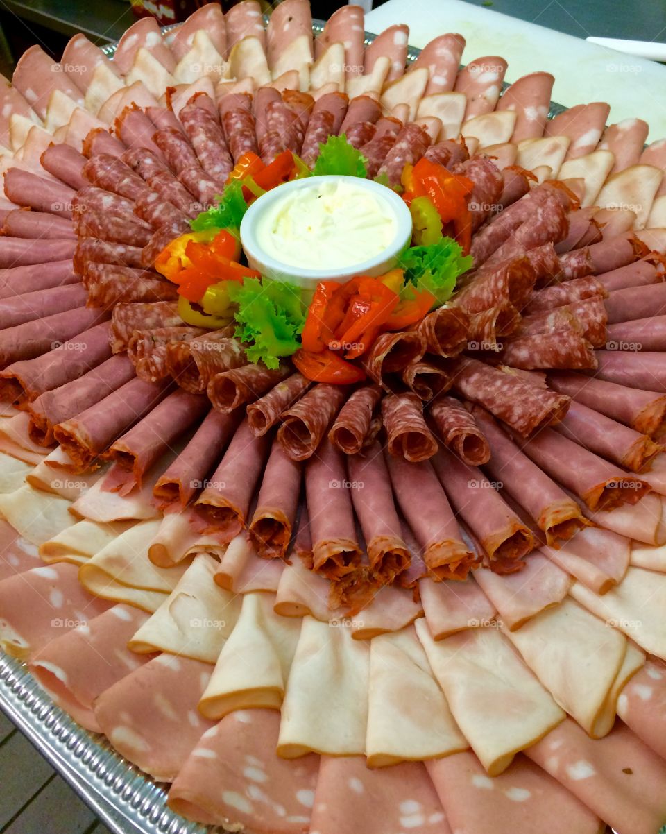 Meat platter style