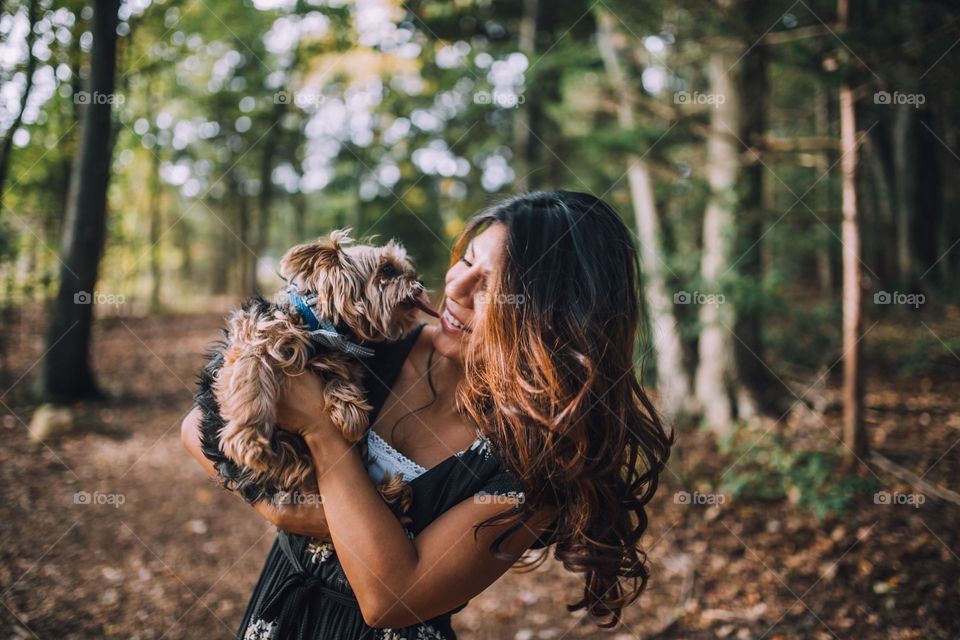 Mommy and puppy