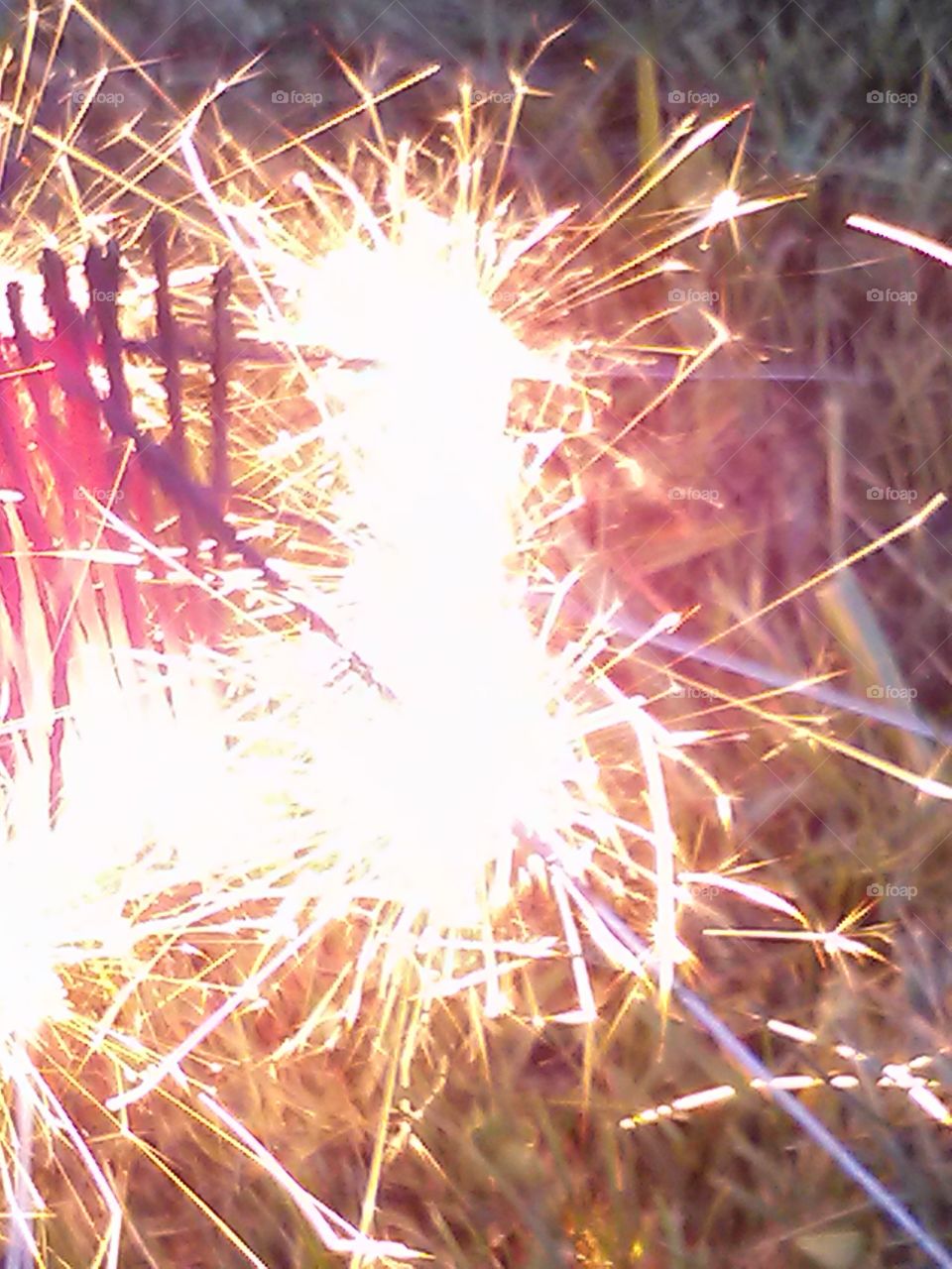 Firework. Sparkler piles!