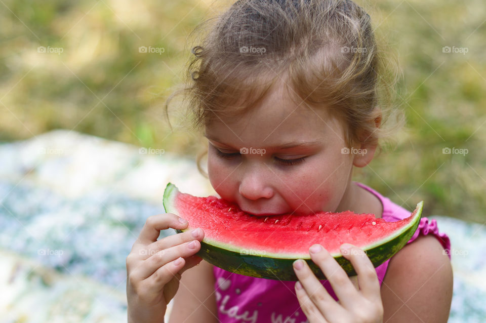 Juicy watermelon