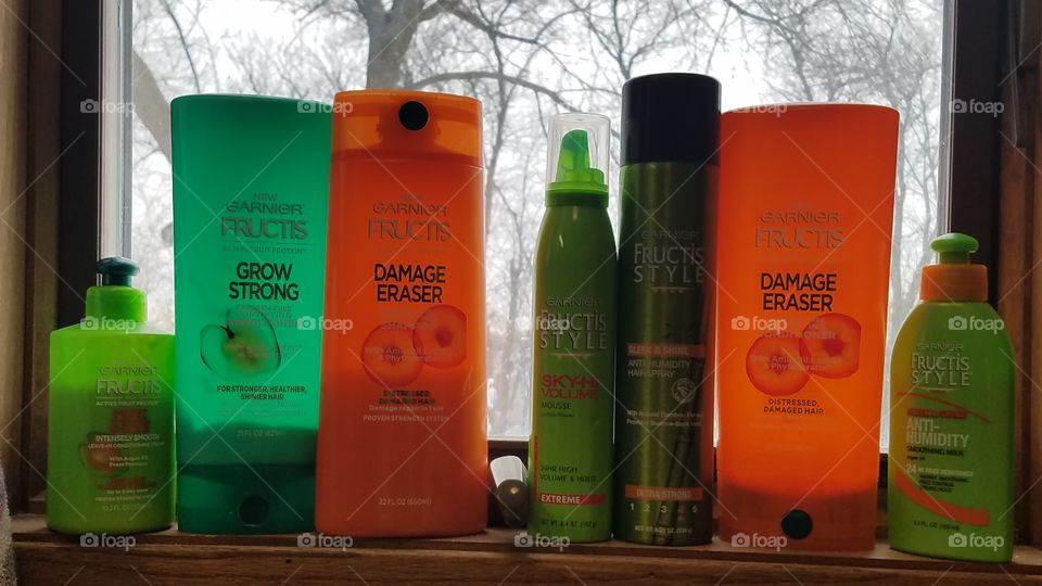 Your beauty products on display