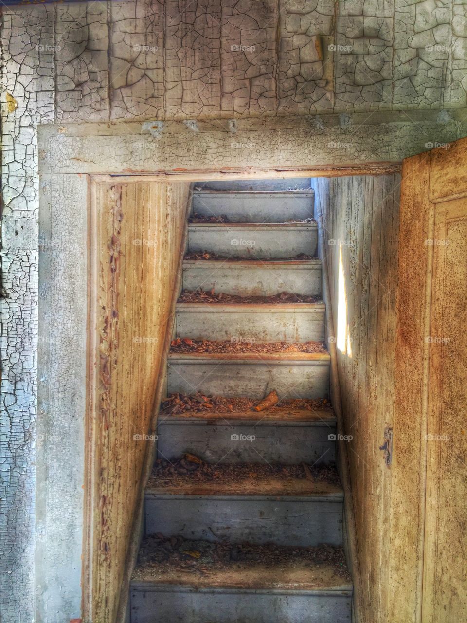 Stairway to death. A stairway that has not been touched since 1978