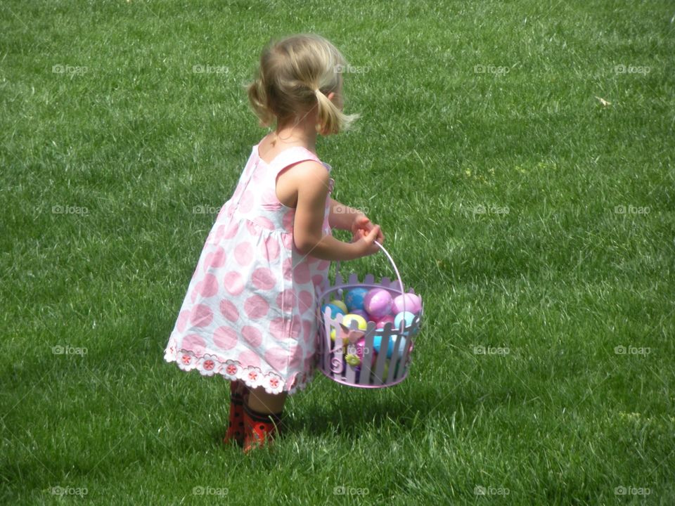 hunting for eggs