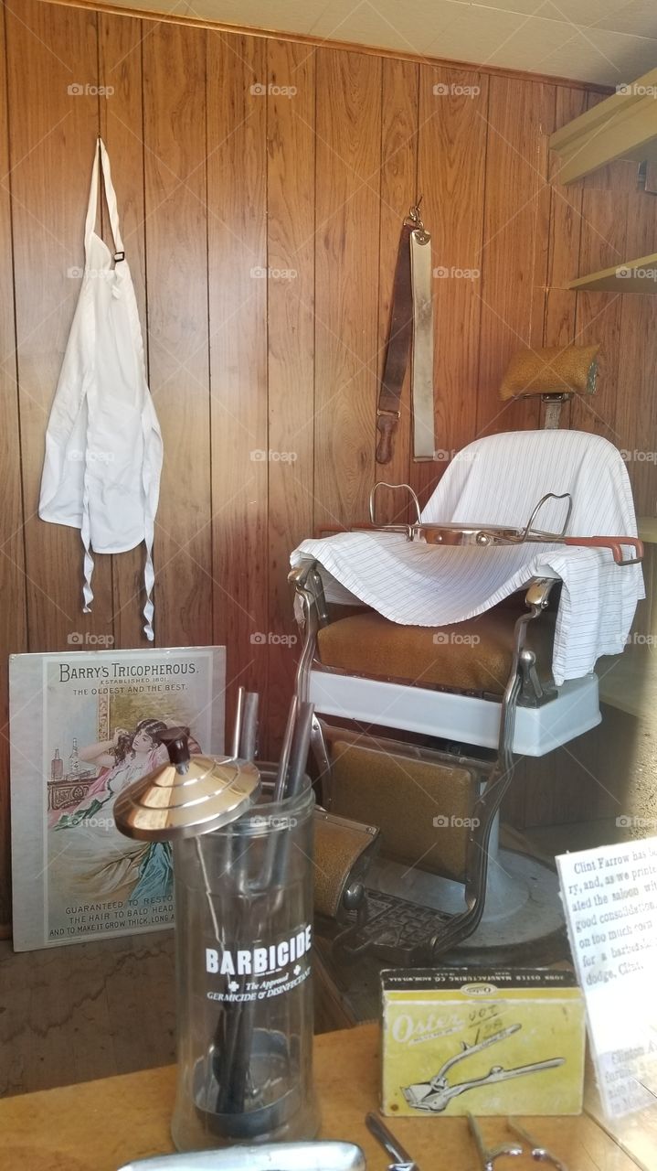 Barber Shop display Bannack Park