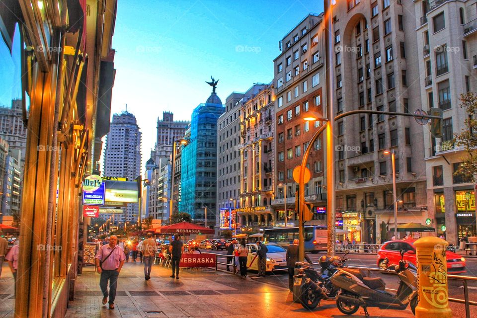 Madrid streets, Spain