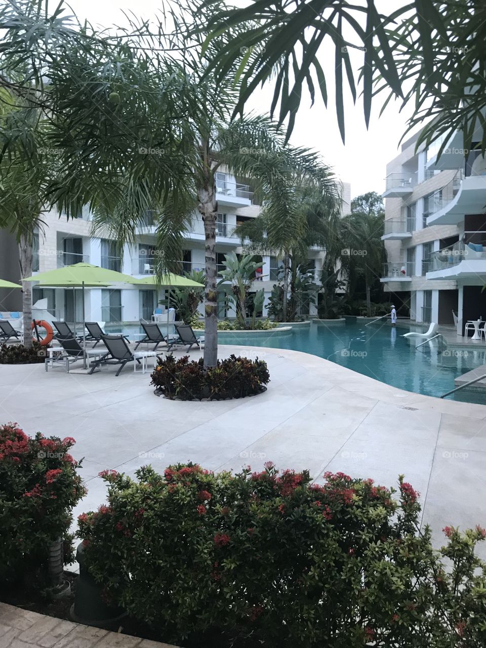 Cancun Mexico Beautiful The Fives Azul Beach Resort hotel pool