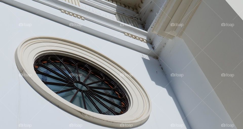 Church round window