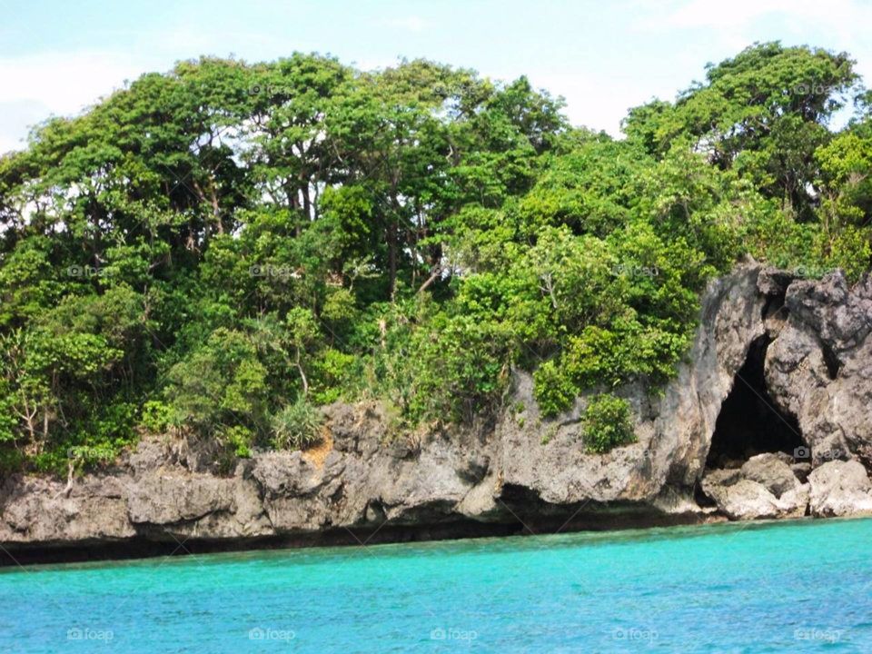 Island and a cave