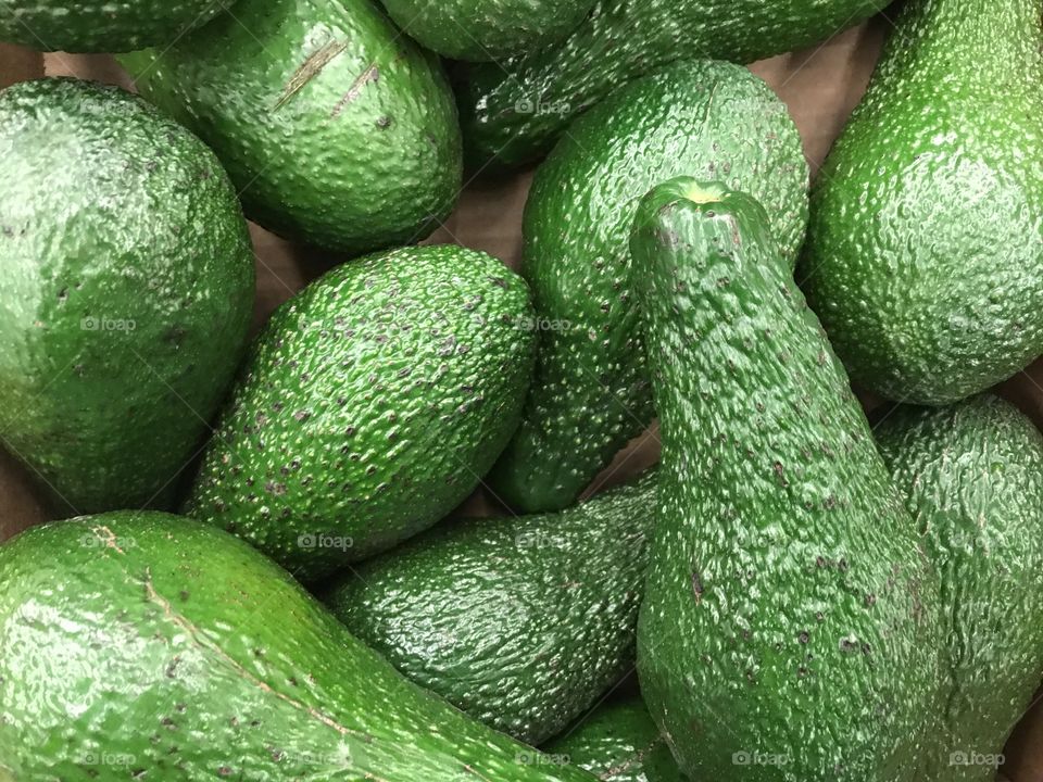 Avocado background and texture.