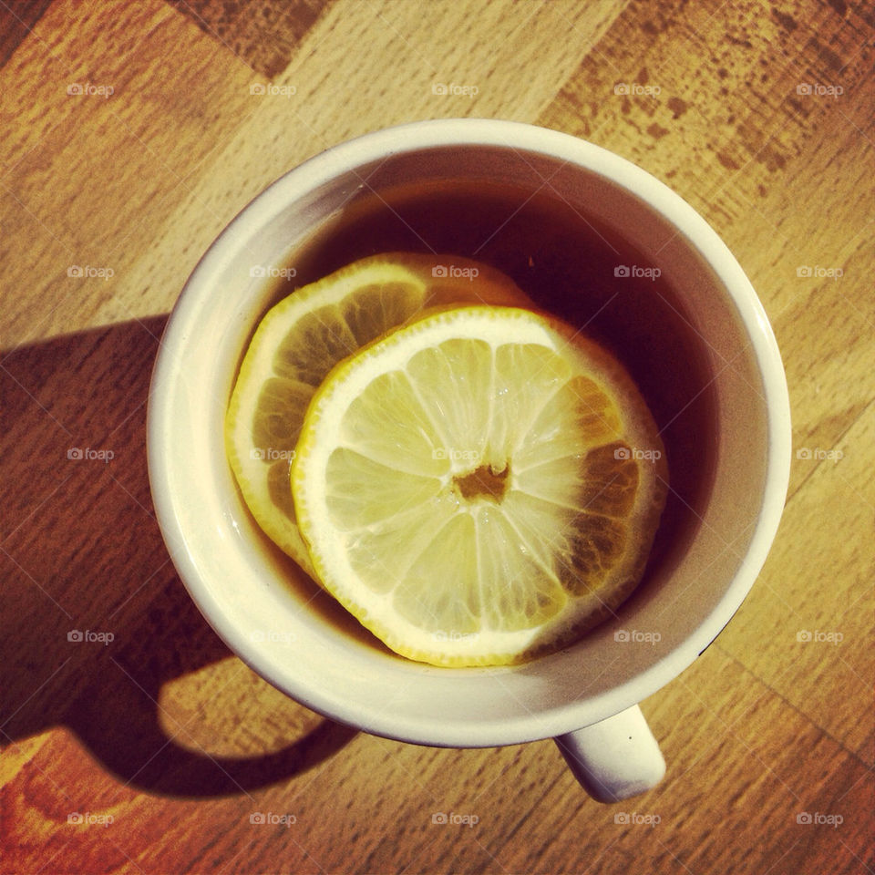 cup drink lemon brew by ianbeattie