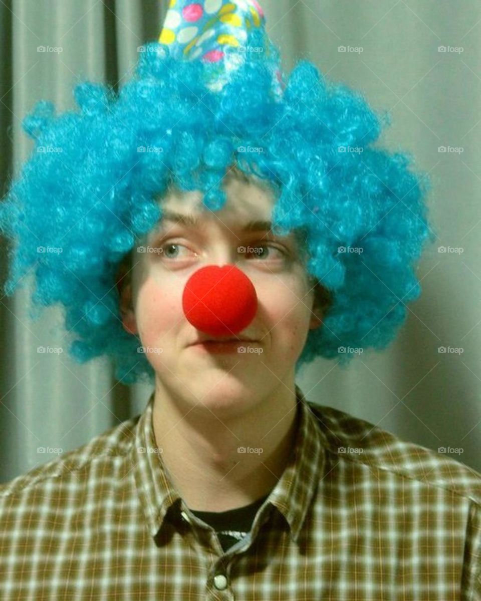 Cheerful clown