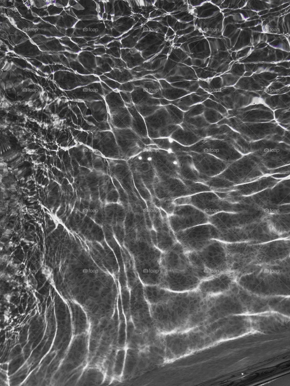 Ripples in the swimming pool, let your imagination go...
