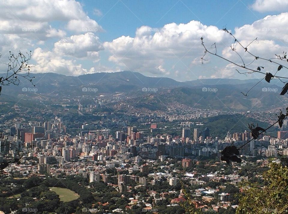 Caracas City, seen from the Ávila hill.