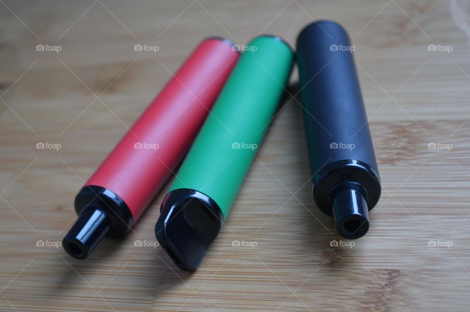 Multicolored electronic cigarettes for smoking