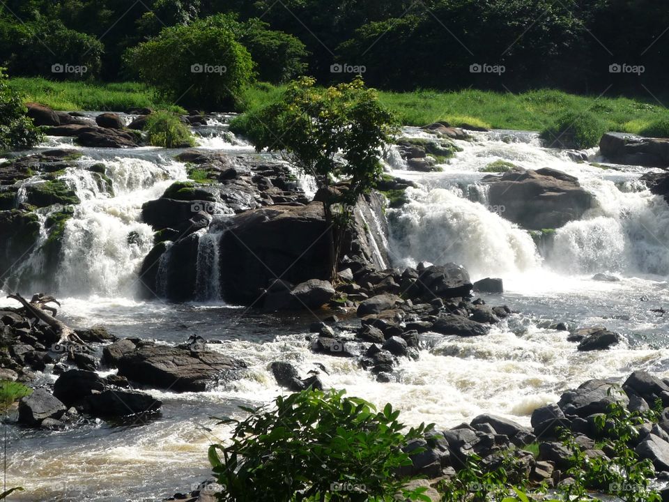 Caroni River in Cachamay Park, Bolivar, Venezuela