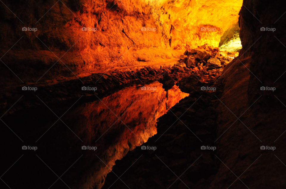 No Person, Sunset, Landscape, Light, Rock