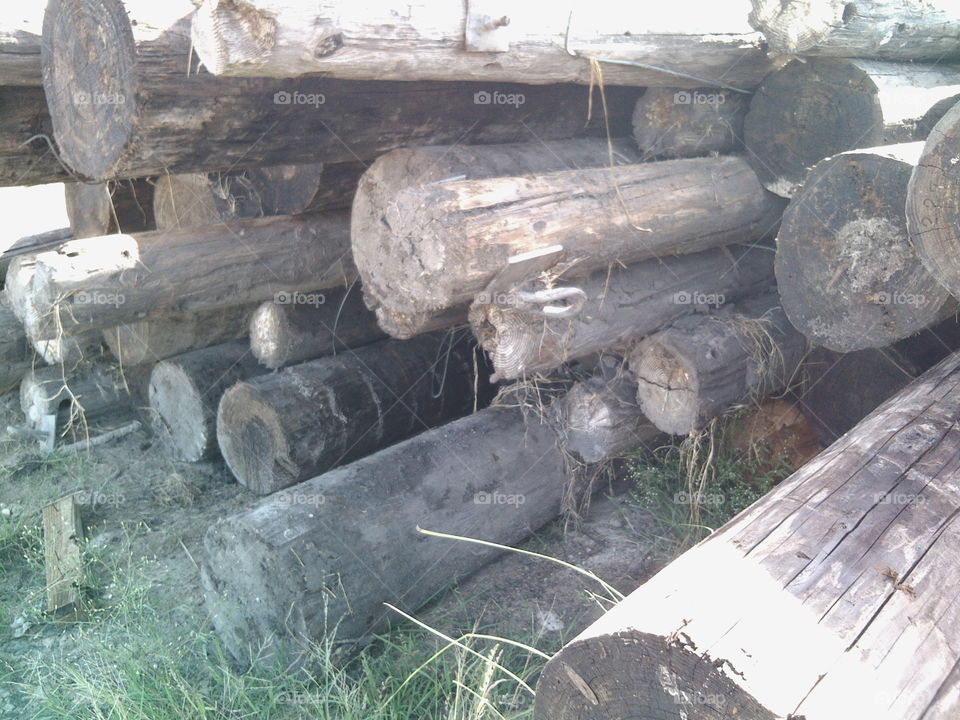 Wooden logs
