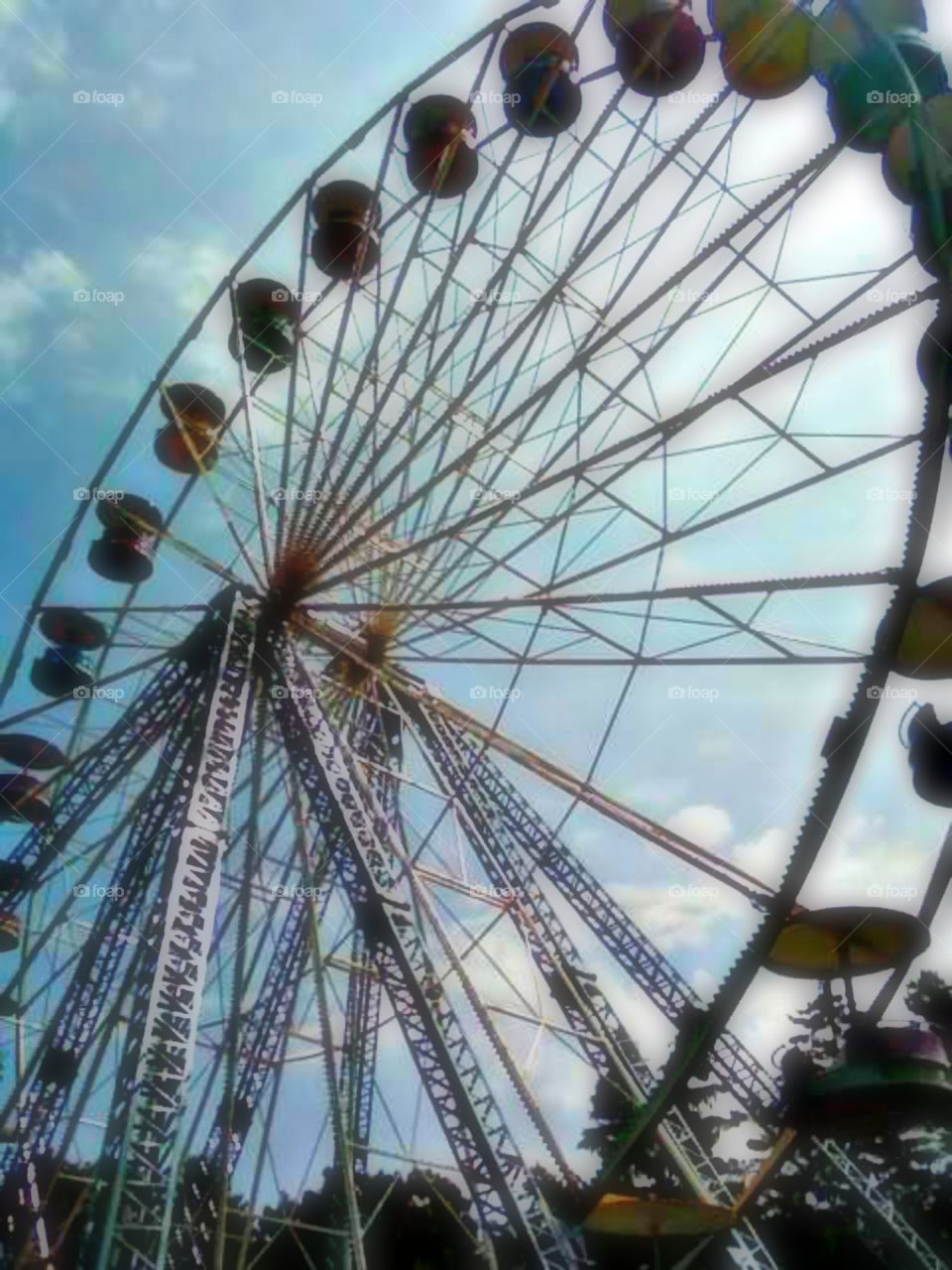 Great Wheel. Thr best view at Knoebel's Amusement Park, in central Pennsylvania