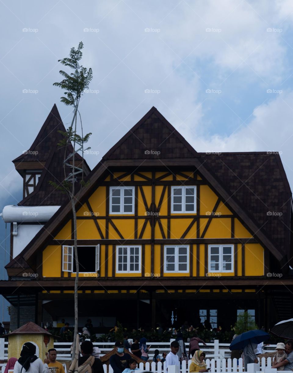 the activities of people at the vacation spot