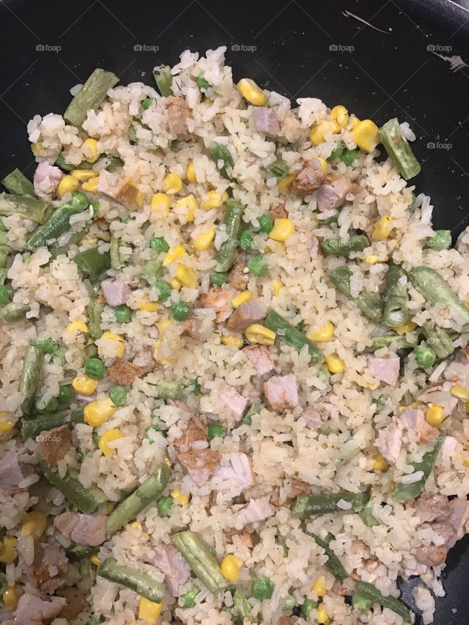 Cooking a meal with leftovers