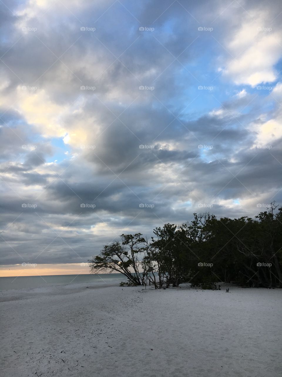 Evening at the beach