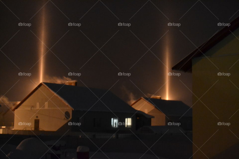 Световые столпы