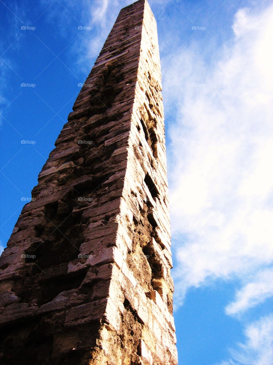 Monolith looking up