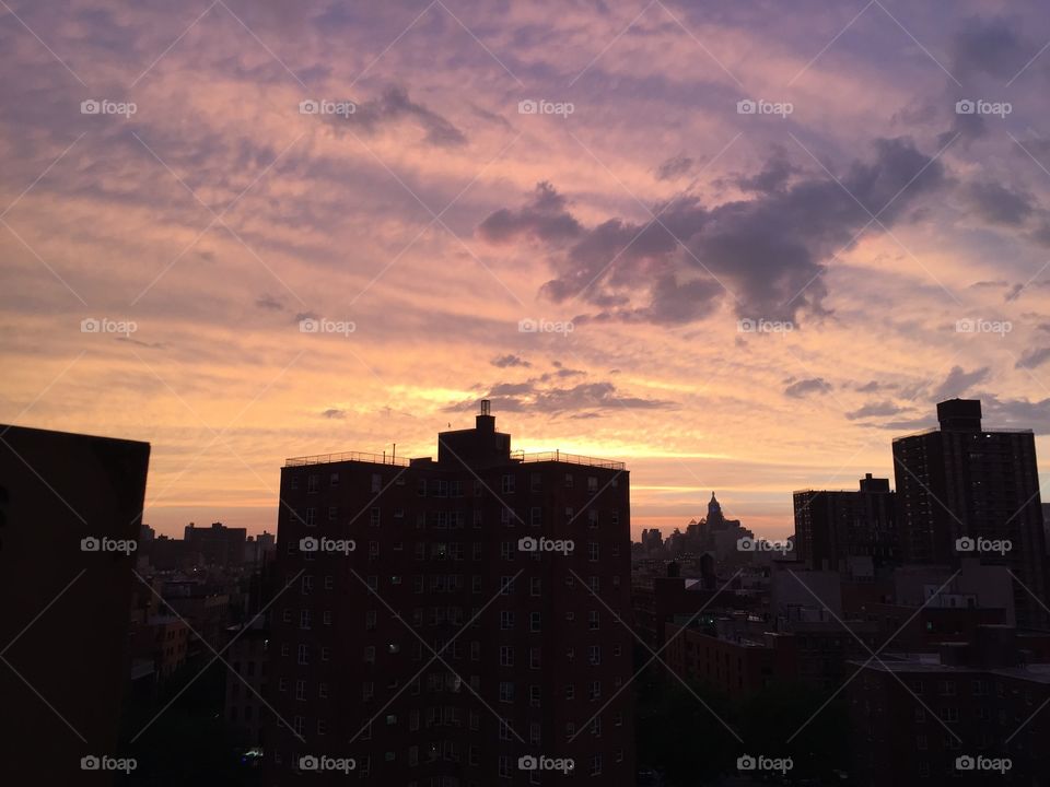 NYC Divine skies.. Living in harmony, one sees the divine arts of  life's naturalness manifesting.