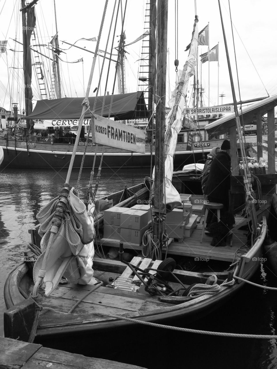 Traditional sailing ship