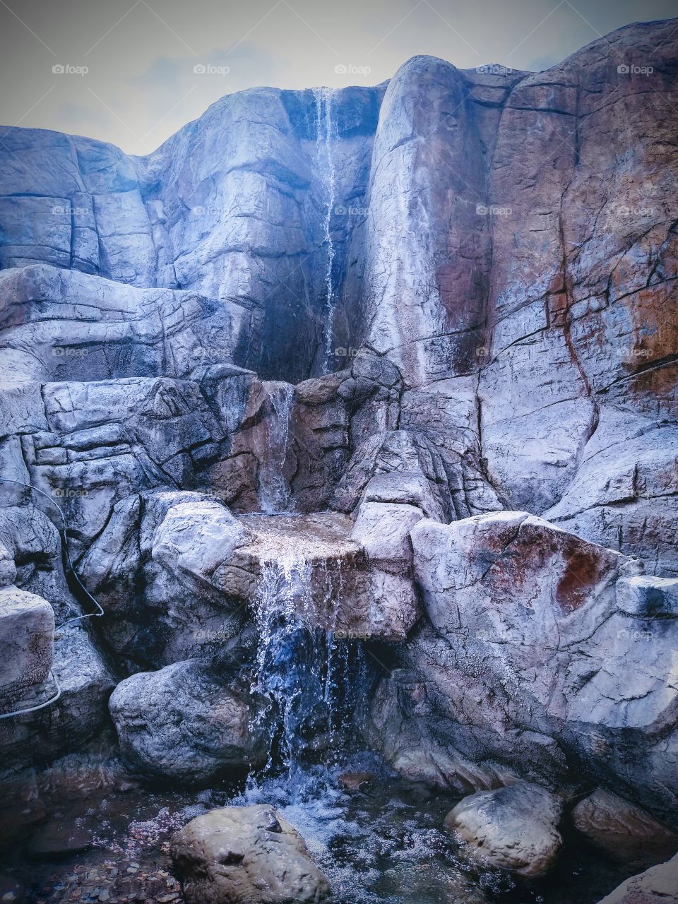 Desert waterfall 