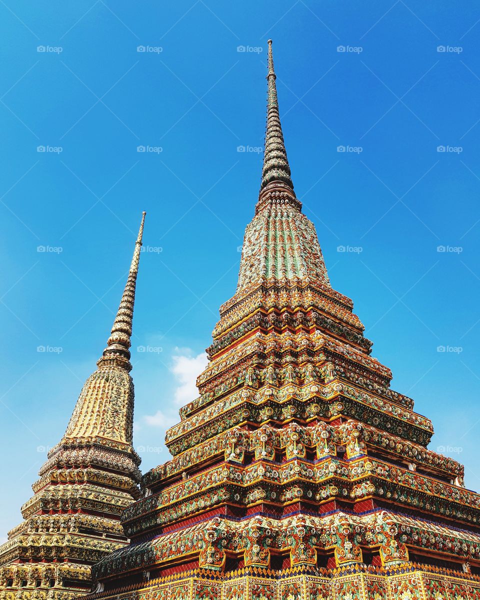 Pagoda in Buddhist temple