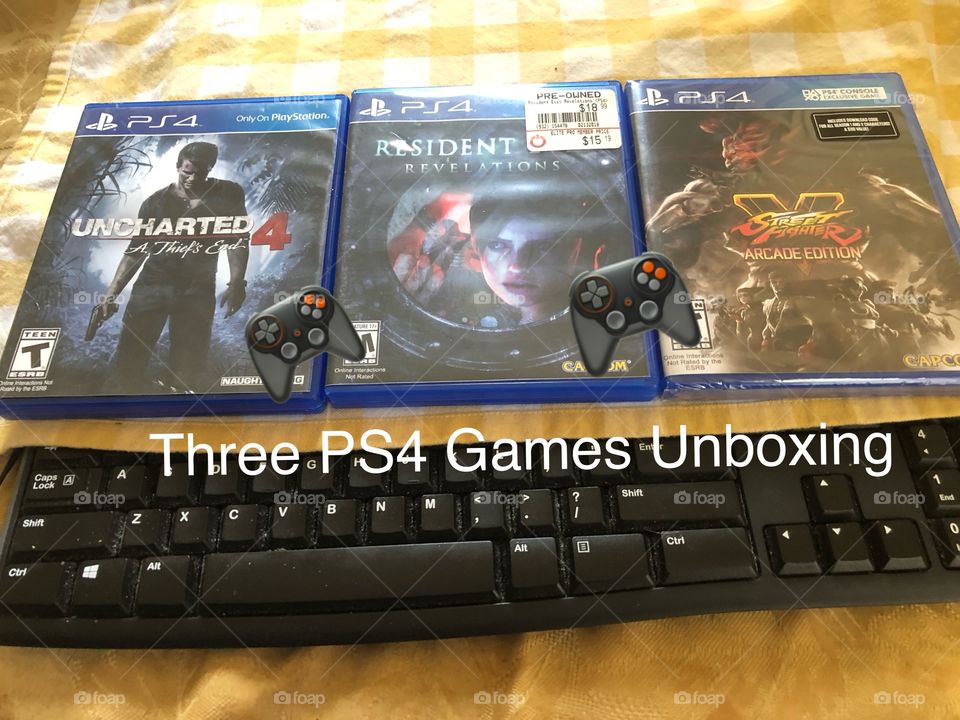 See it on YouTube now and I will make more new modern day video game unboxing video on this September. Man 