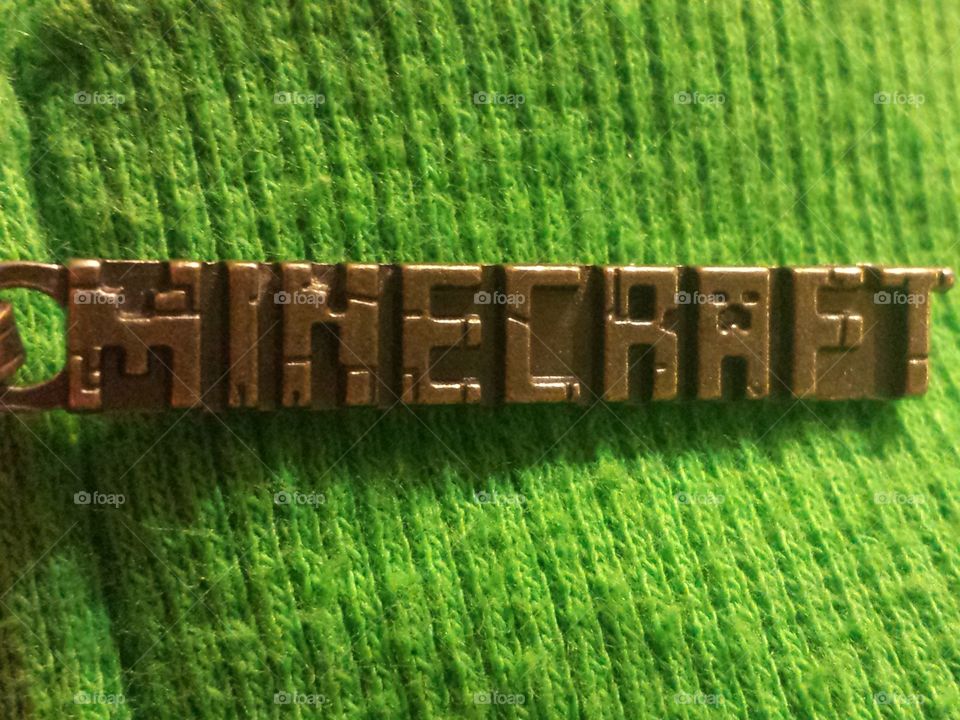 Minecraft Zipper Pull