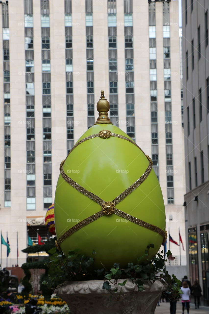 Easter decoration in the big apple