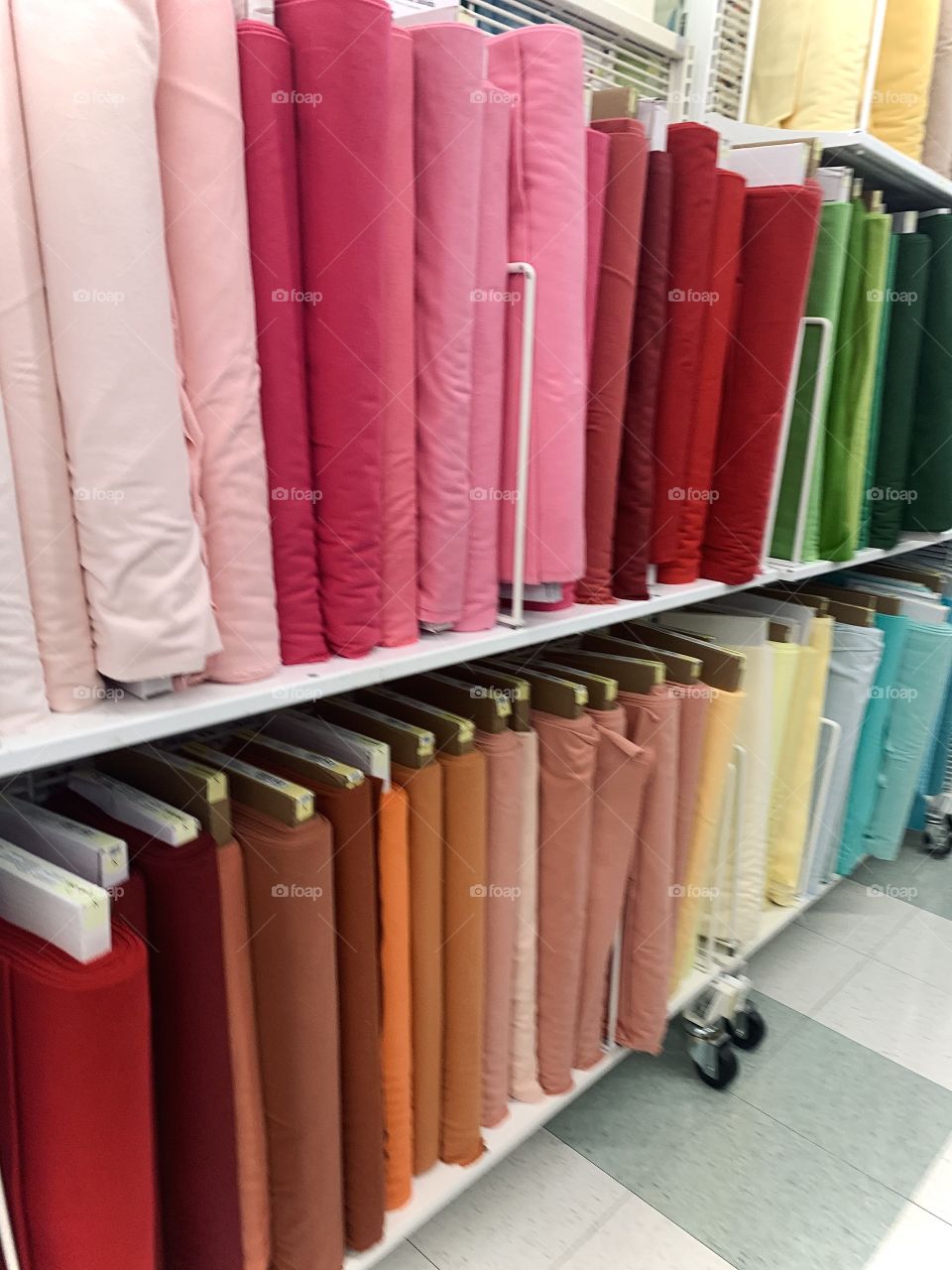 Fabric Rainbow colors 