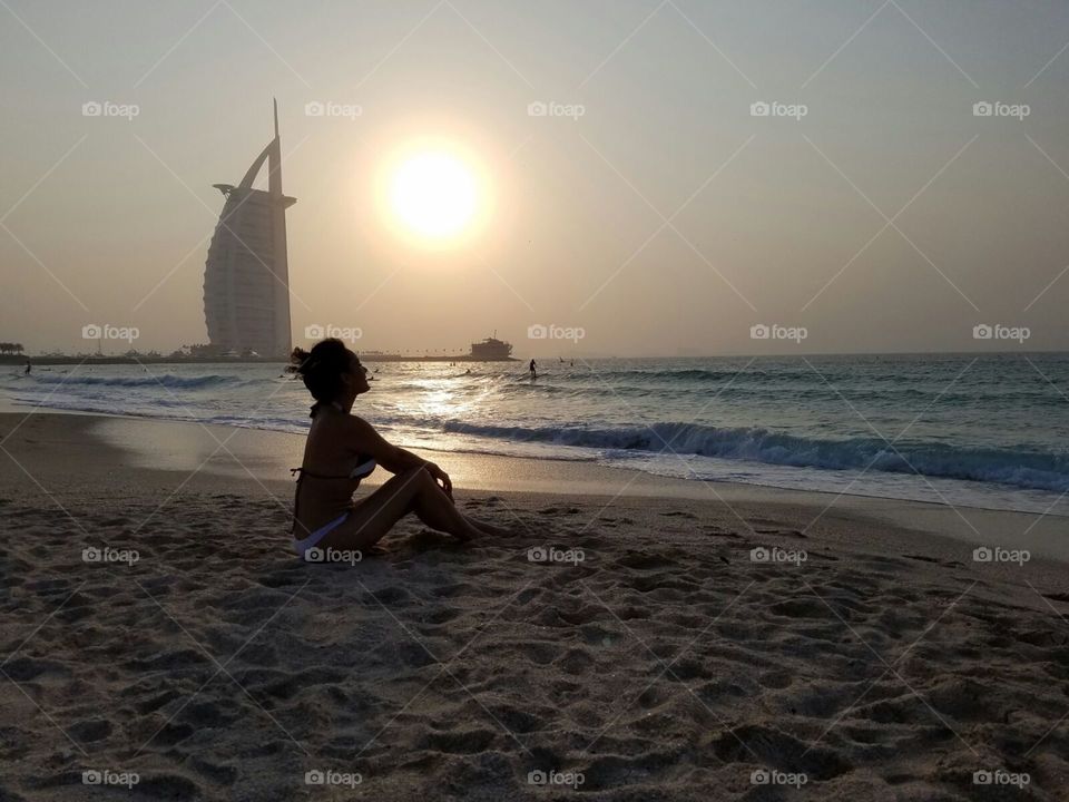 Sunset en Dubai