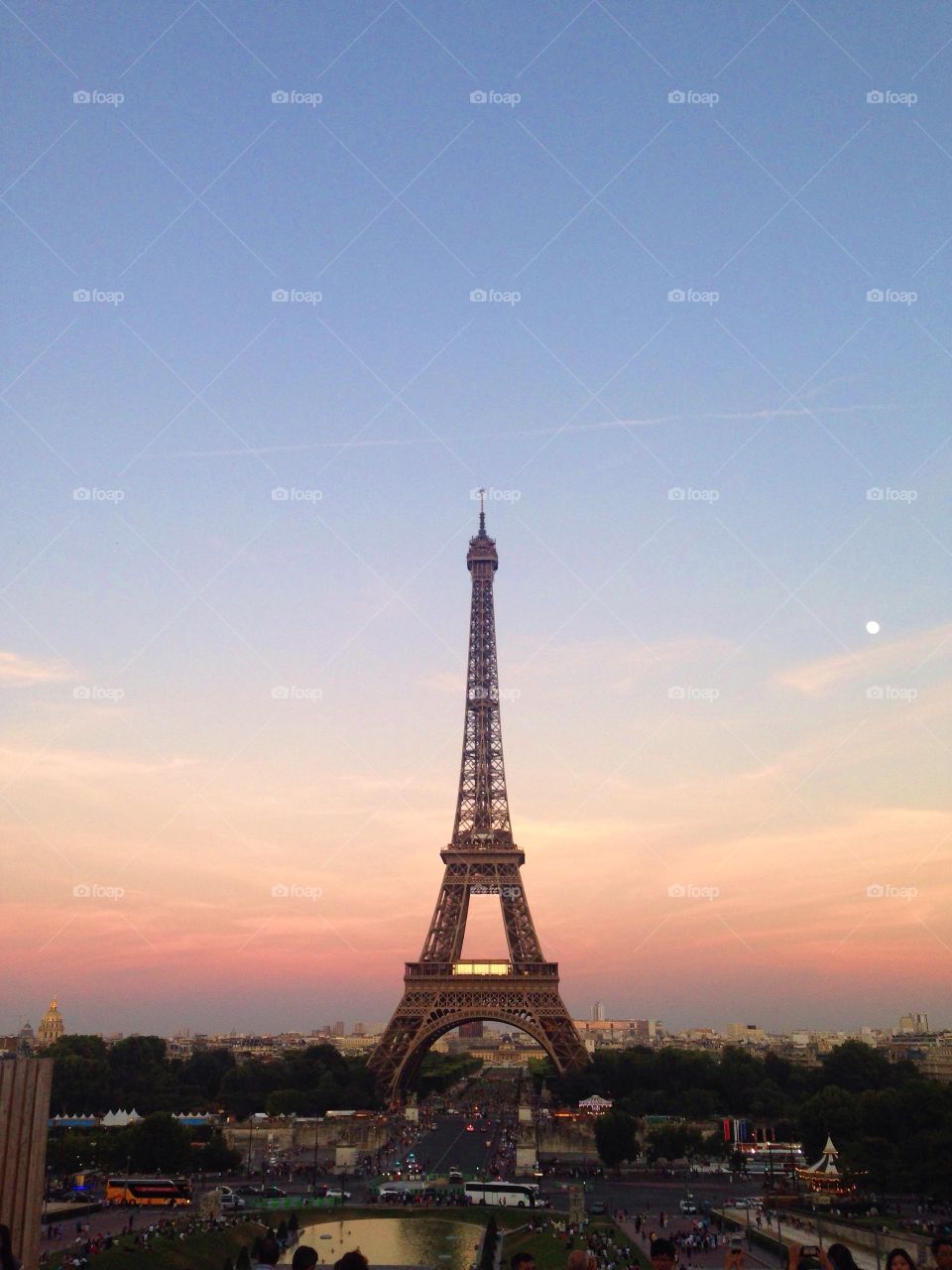 Sunset in Paris