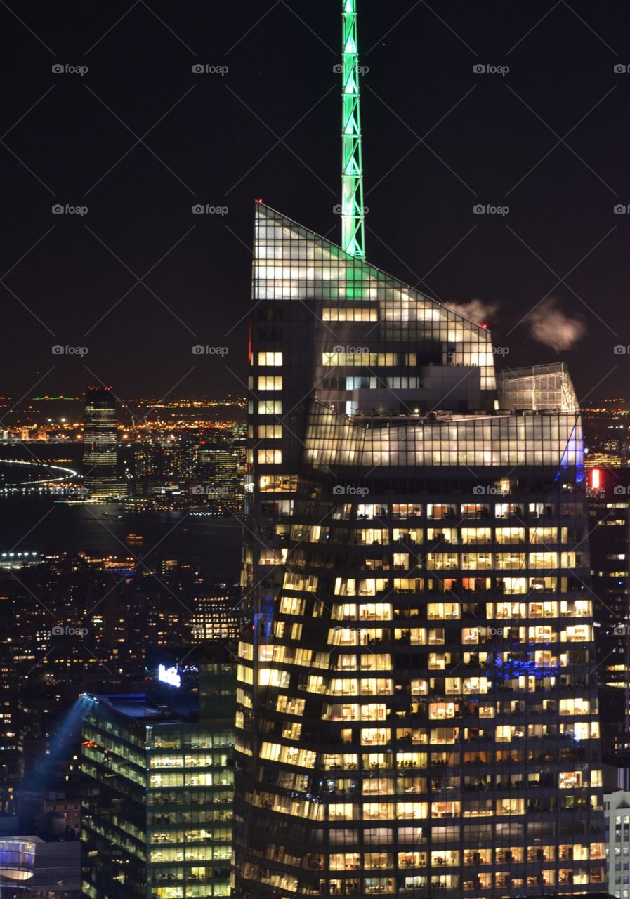 Bank of America Tower at Night