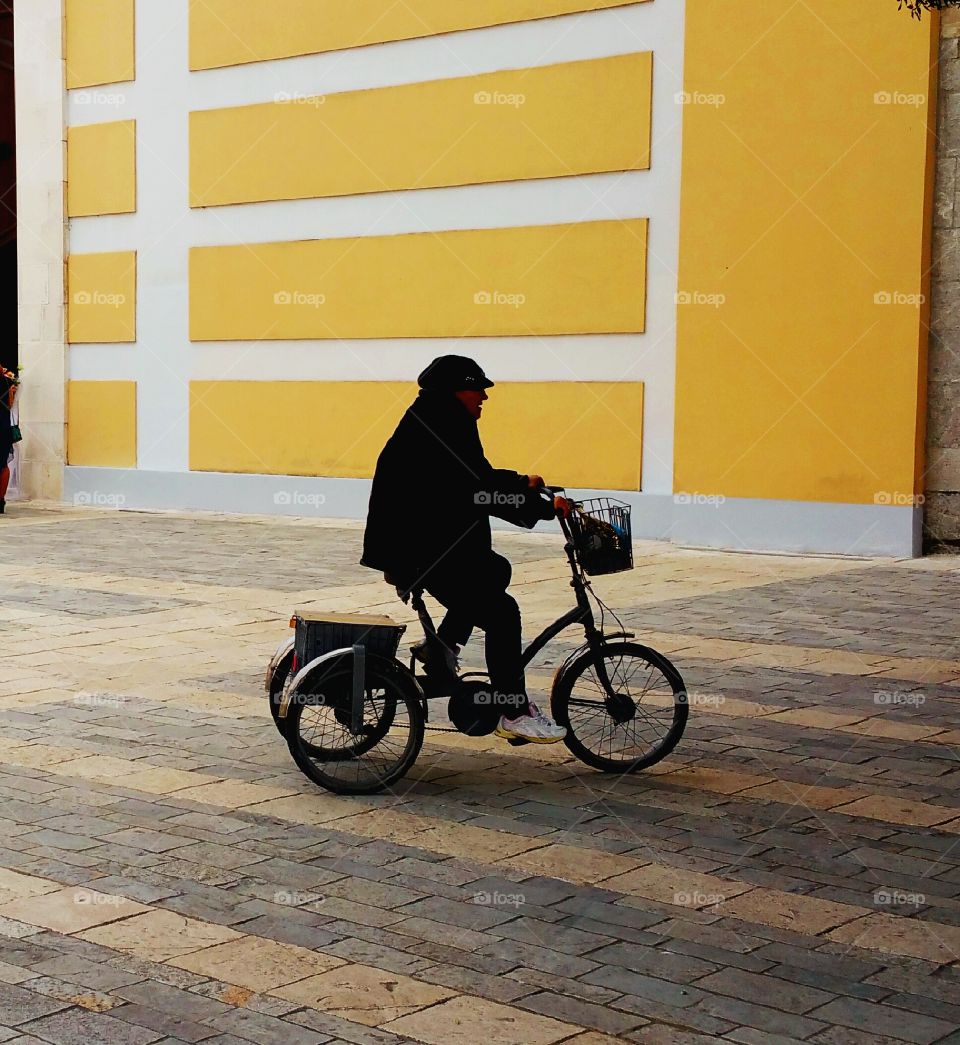 Man on Bike