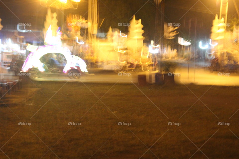 Blur, Flame, Motion, People, Road