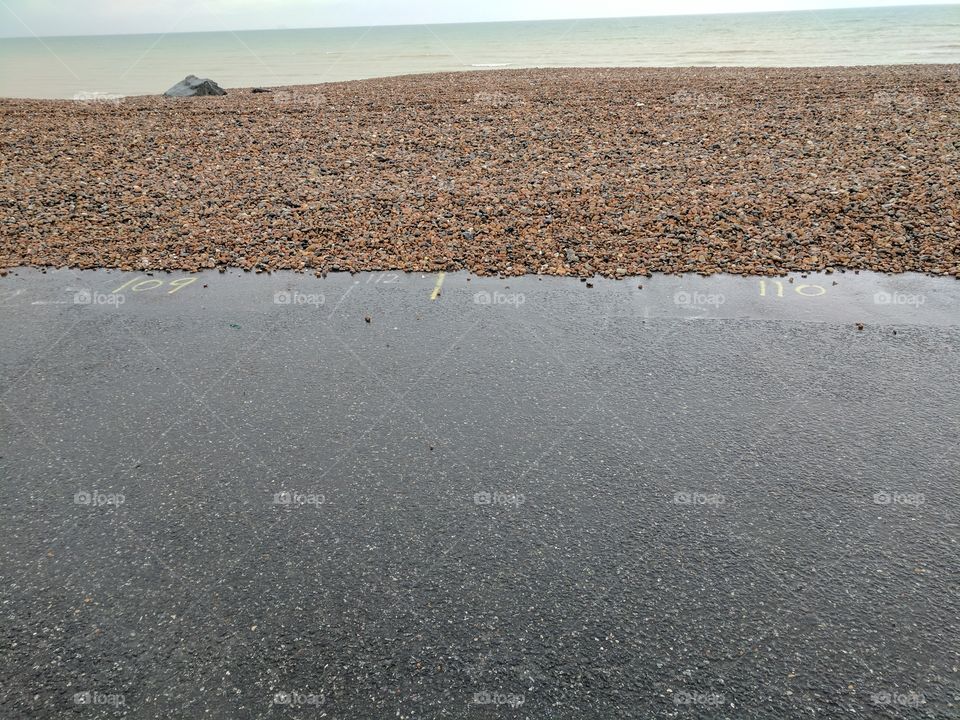 stones on the beach.