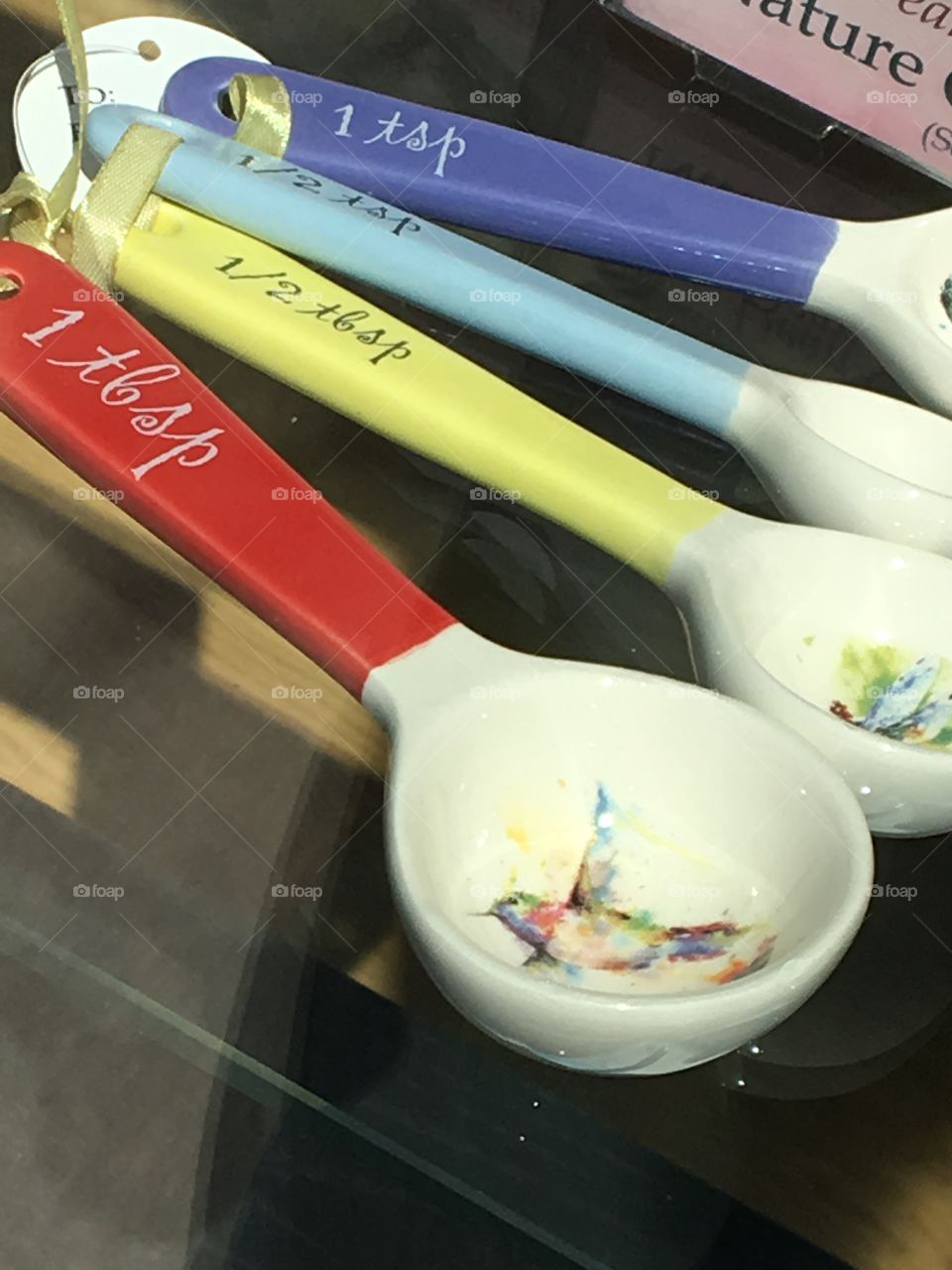 Porcelain measuring spoons 