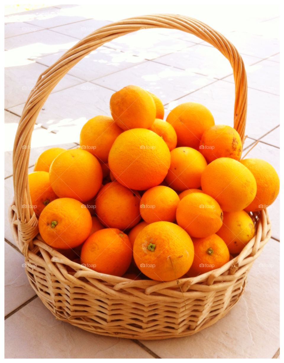 summer orange pile fruit by mstewa36