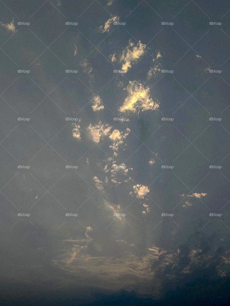 I want to show white clouds and blue sky in this photo.  The sky looks very beautiful with clouds and blue sky.