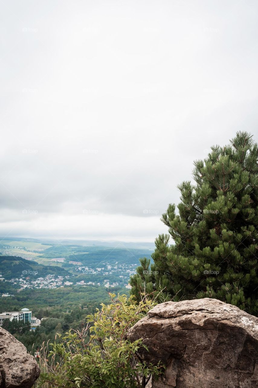 green mountains view