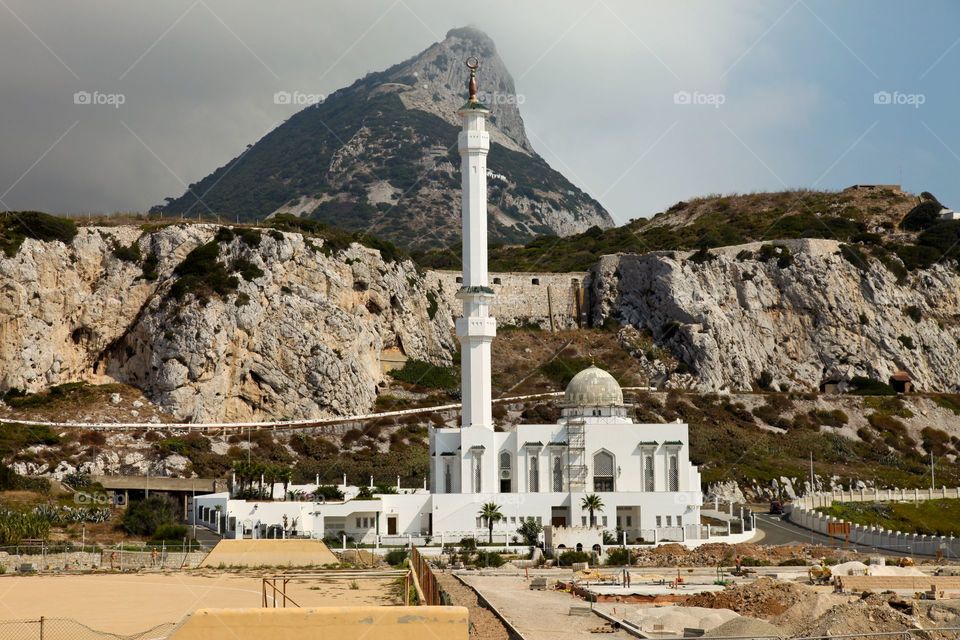 Mosque on Gibraltar. 