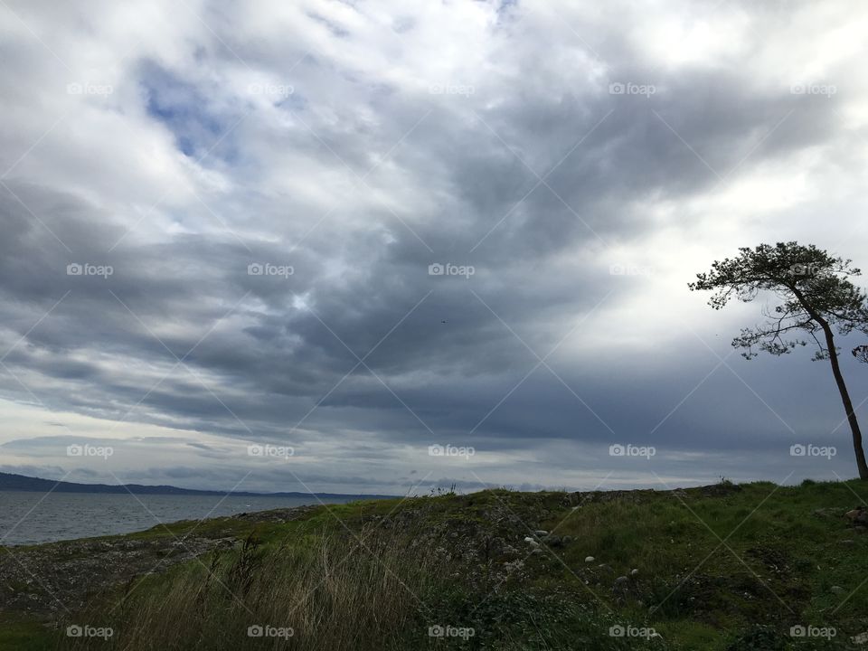 Landscape view of cloudy sky