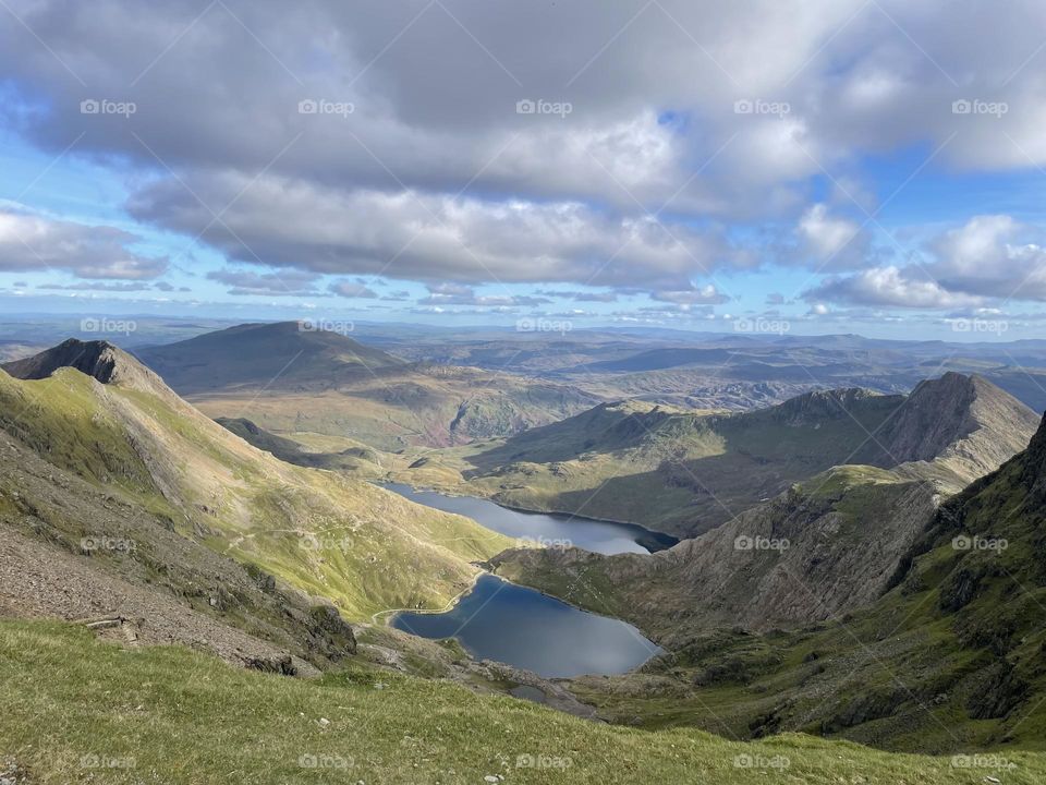 Spectacular views from the top of Snowdon 🏴󠁧󠁢󠁷󠁬󠁳󠁿